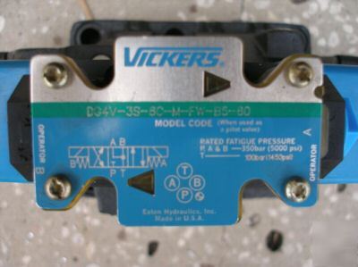 Vickers hydraulic valve directional control valve