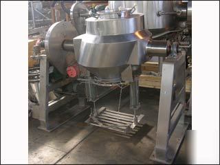 10 cu ft gemco slant cone blender, s/s,gemcomatic-24109