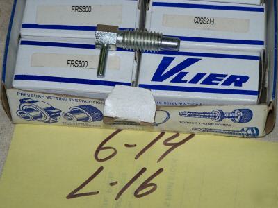 6 vlier lever-type stubby steel locking plungers FRS500