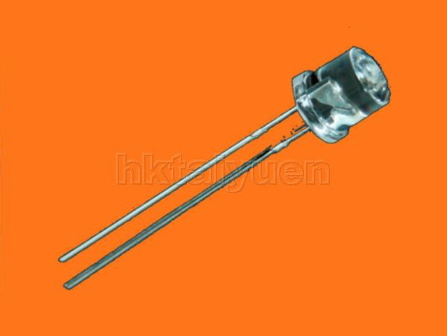 30X orange 5MM wide angle flat top led free resistors