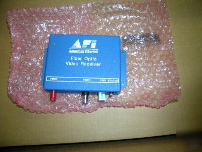 American fibertek mr-10 video module rx w/ agc fiber op