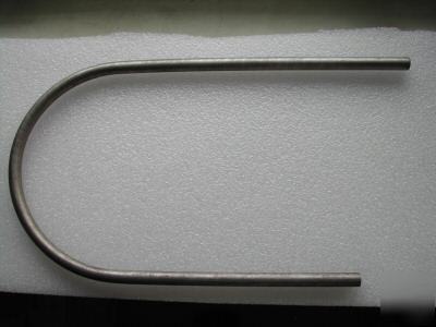 Bent 17.5 mm titanium u- tube for heating / cooling