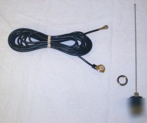 Car, boat antenna, hole mount, uhf, motorola, kenwood