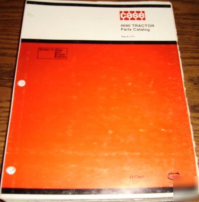 Case 4690 tractor parts catalog manual book