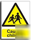 Caution children sign-s. rigid-300X400MM(wa-129-rm)