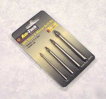 Glass and mirror drill set ( 4 piece )