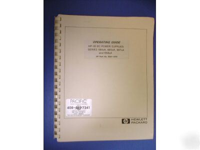 Hp 664XA, 665XA, 667XA & 668XA power supply manual