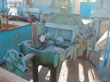 5 cu. ft. shriver manual screw filter press