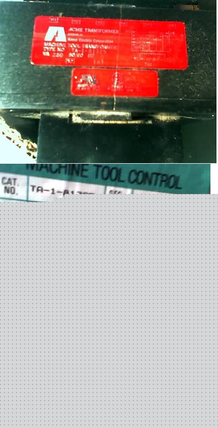 Acme machine tool transformer ta-1-81325 ph 1