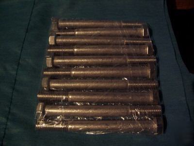Bolt hex 1/2 - 13 x 5 stainless steel 304 qty:10
