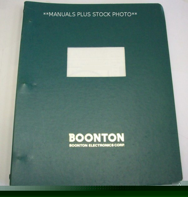 Boonton 265A op/service manual - $5 shipping 