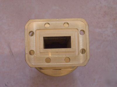 Cablewave system waveguide wr-90 to heliaxe connector 