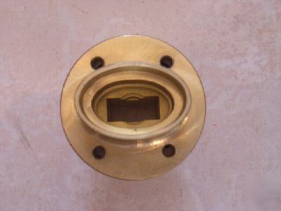 Cablewave system waveguide wr-90 to heliaxe connector 