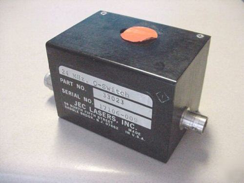 Jec 24 mhz q switch for laser marking,engraving,welding