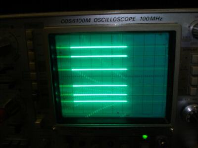 Kikusui model # COS6100M 100 mhz oscilloscope
