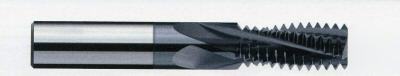 Metal cutting tool solid carbide threadmill 3/8- 18 