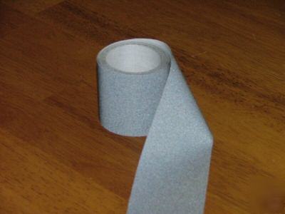 Reflective black sew-on safety fabric strip 1