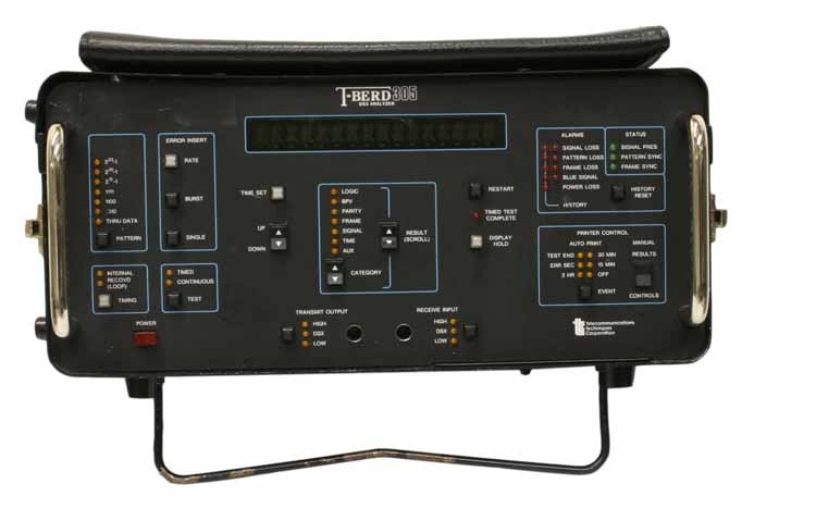 Ttc t-berd 305 DS3 analyzer fiber optic coaxial tester