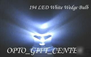 New 50X 194 led white inverted leds sidelight bulb f/s