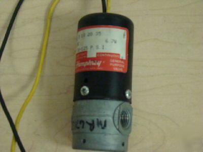 New humphrey 250E1 solenoid valve, =