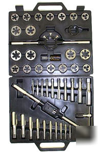 New pit bull 45 pcs tap & die set sae tool kit 