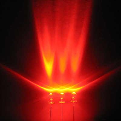 Red led set of 5000 super bright 5MM 12000MCD+ f/r