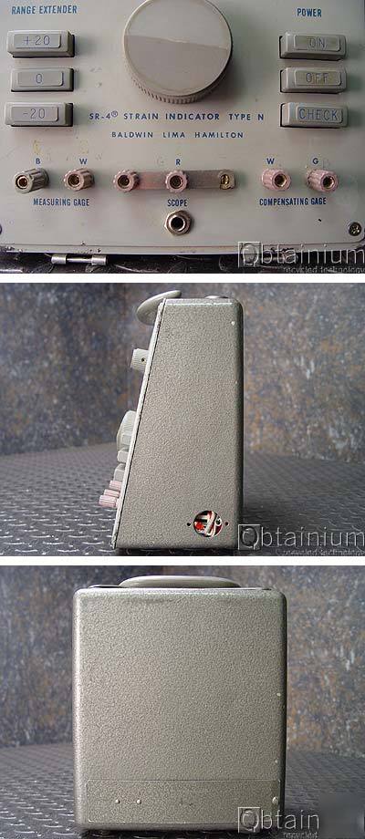 Baldwin lima hamilton sr-4 strain indicator type n 
