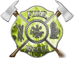 Firefighter decal reflective 2
