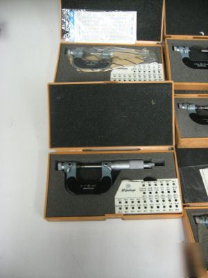 New lot of 13 mitutoyo thread micrometers - many 