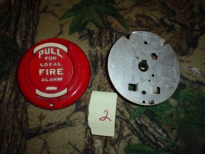 Standard electric time vintage fire alarm pull station