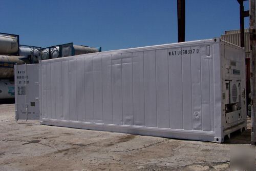 Working 24' refrigerated shipping container