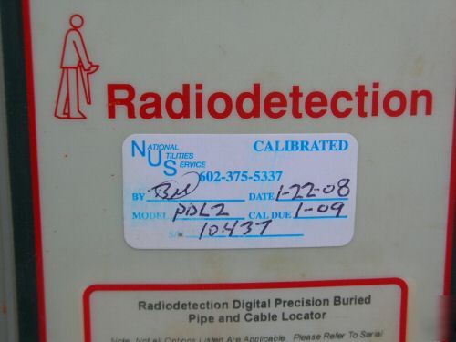  radiodetection RD433 HCTX2 & PDL2 FA1 cable locator 