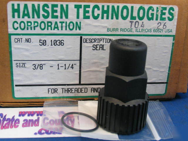 50.1036 hansen valve seal cap kit ammonia hvac