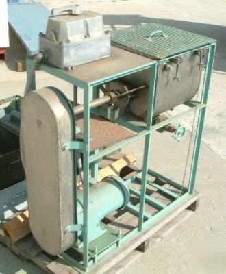 Auger machine liquid or paint mixing unit mixer feeder