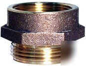 Brass hex adapter (1 1/2