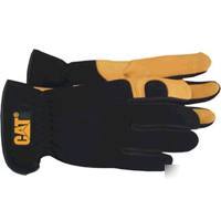 Glove deerskin palm gel pad m CAT012205M