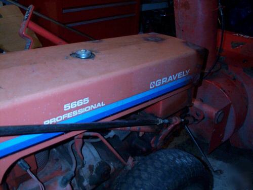 Gravely 5660 professional walk behind tractor