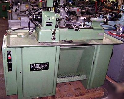 Hardinge model dv-59 second operation precision lathe