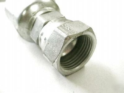 Hydraulic crimp fitting 5/8 inch female jic f/ 3/4 hose