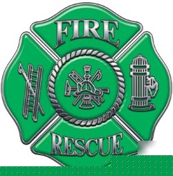 Firefighter decal reflective 12