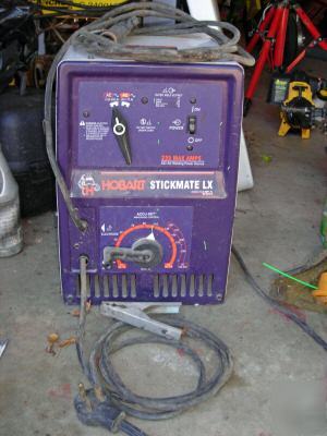 Hobart 235 amp stick welder stickmateÂ® lx 235 ac
