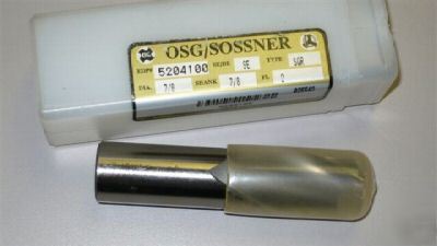 Osg 5204100 high speed steel end mill