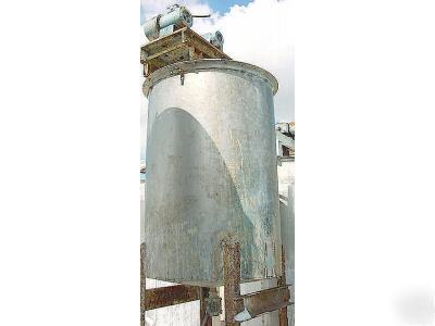 400 gallon stainless steel mix tank w/ agetation 5913