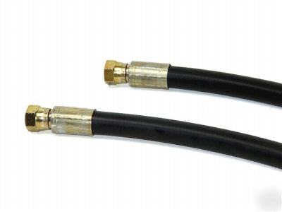 Hydraulic hose 3/8 4' 100R2AT 2 wire jic 4000PSI