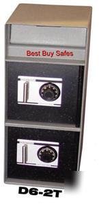 D6-2T hayman deposit drop safe two doors-free shipping