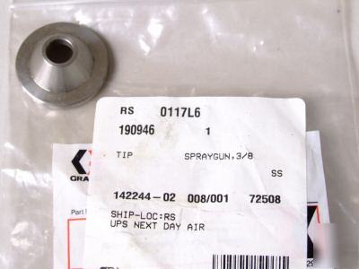 Graco airless paint spray texture spray nozzle 190946