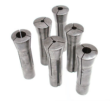 Lot of 6 hardinge R8 collets