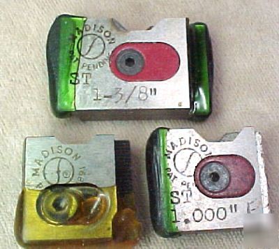 New madison machinist spade drill bit blade inserts lot