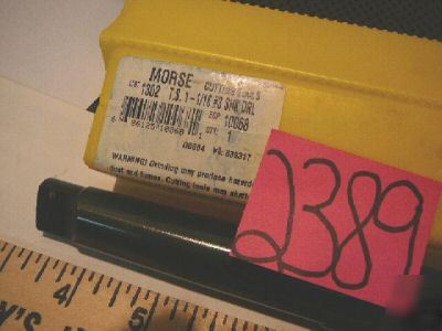 New morse taper shank hss drill 1-1/16