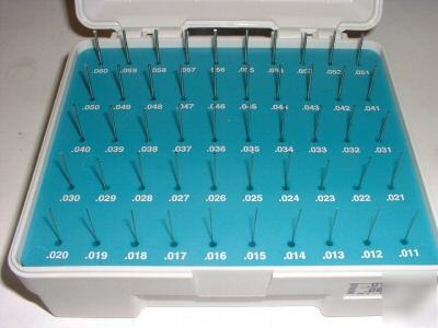 New pin gage set .011 - .060 class z minus meyer 